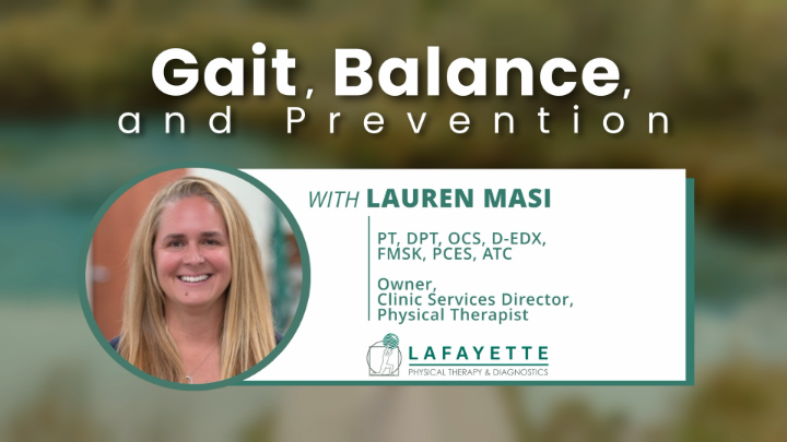 Thumbnail image for Gait, Balance, and Prevention with Lauren Masi